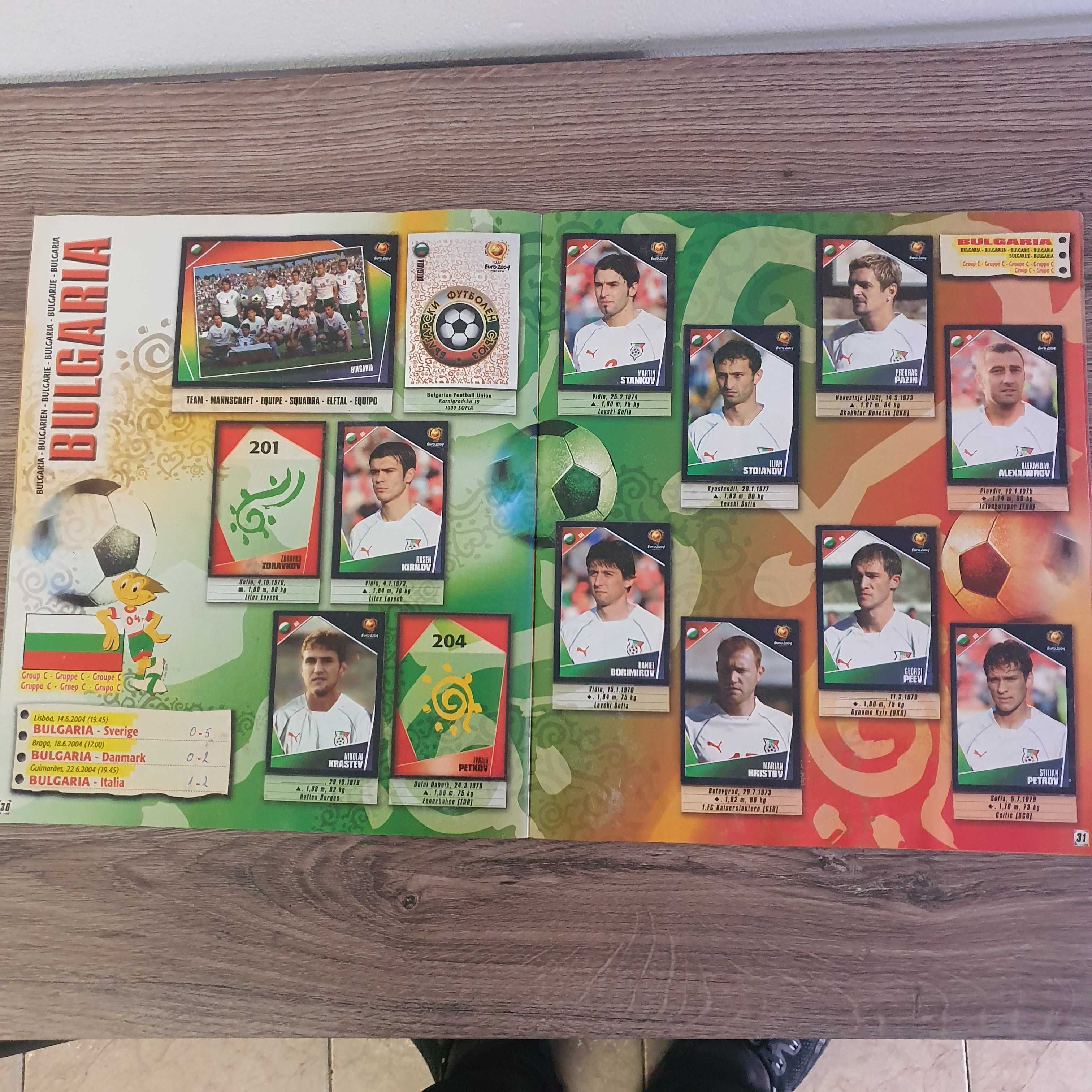 Албум Panini euro 2004