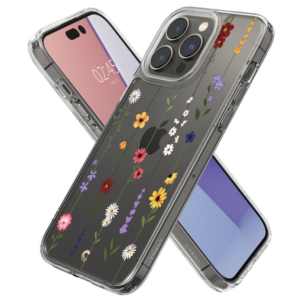 Противоударен Калъф Spigen Cyrill Cecile Flower  iPhone 14 Pro/Pro Max