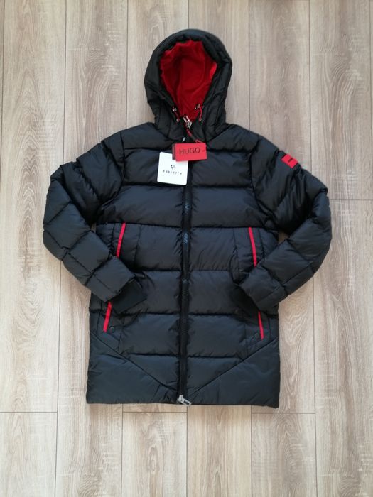 HUGO BOSS мъжка парка в черен цвят L XL