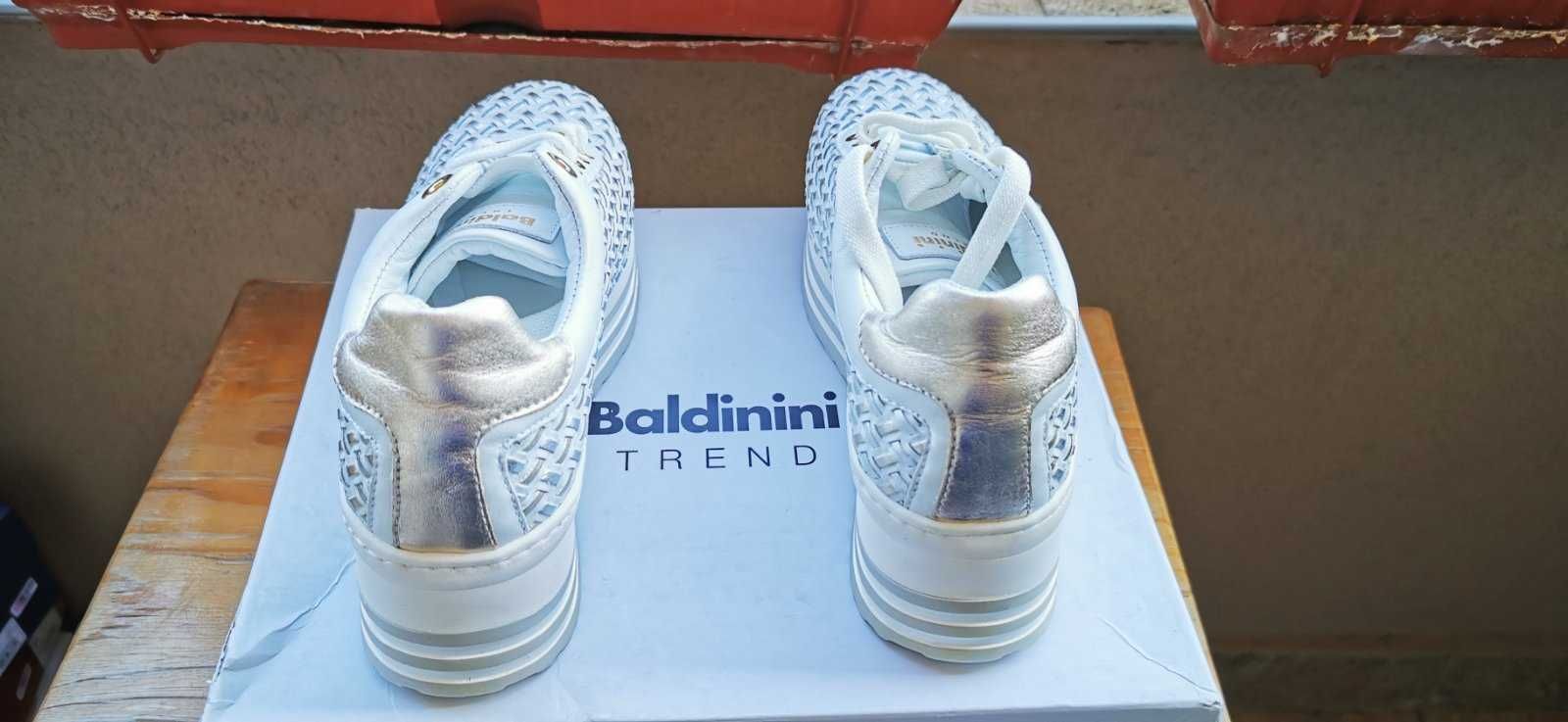 Оригинални маркови дамски кожени сникърси BALDININI TREND - 37 номер