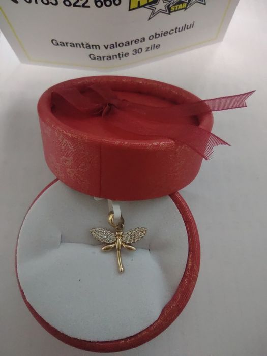 Pandantiv inger din aur 14k(efn)