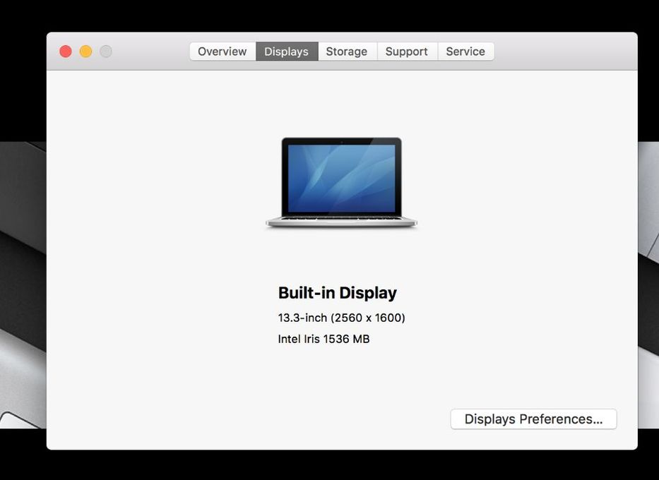 MacBook PRO 13,3" - Retina display 500 SSD,8 GB RAM