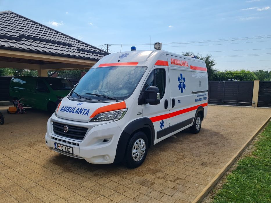 Ambulanta înmatriculată și omologata