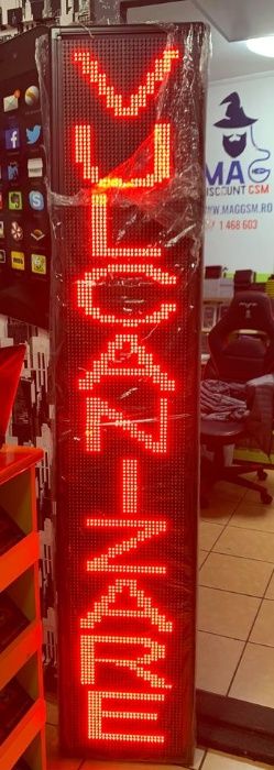 DISPLAY LED Caseta luminoasa programabila TEXT - se poate scrie orice