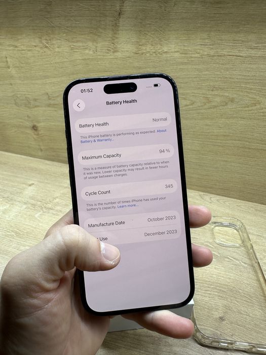 iPhone 15 128Gb Black 94% battery life