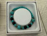 Bratara pietre naturale Turquoise Ultra schimb cu cartier gucci armani