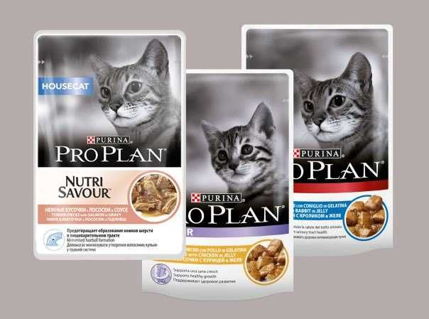 Корм для кошек ProPlan пауч 26 ШТ, в ассортименте