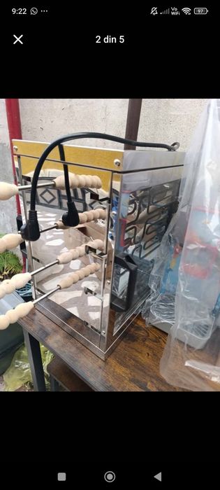 Aparat electric kurtos nou cu 8 forme inclus