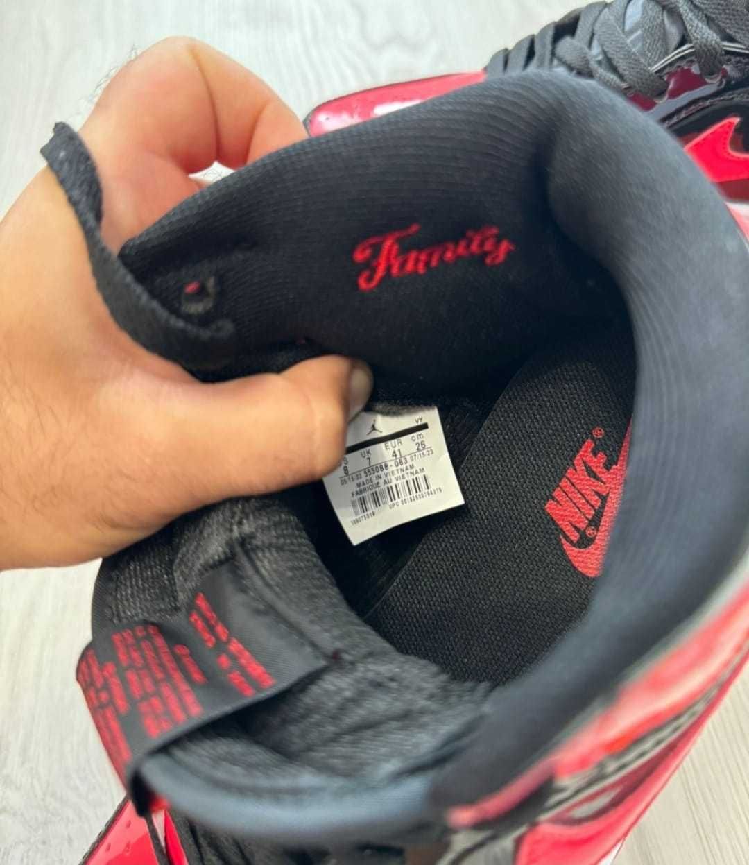 Jordan 1 Patent Bred rosu 36-44 ( Verificare Colet)