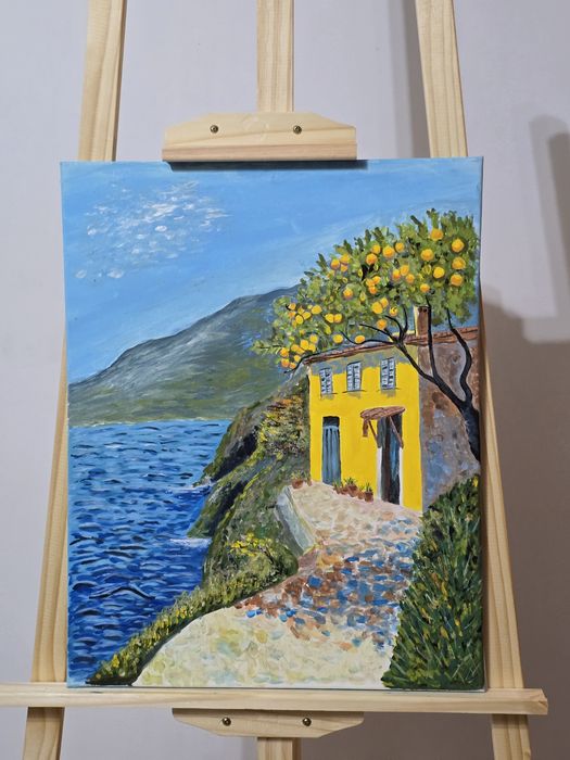 Tablou în acrilice-Peisaj