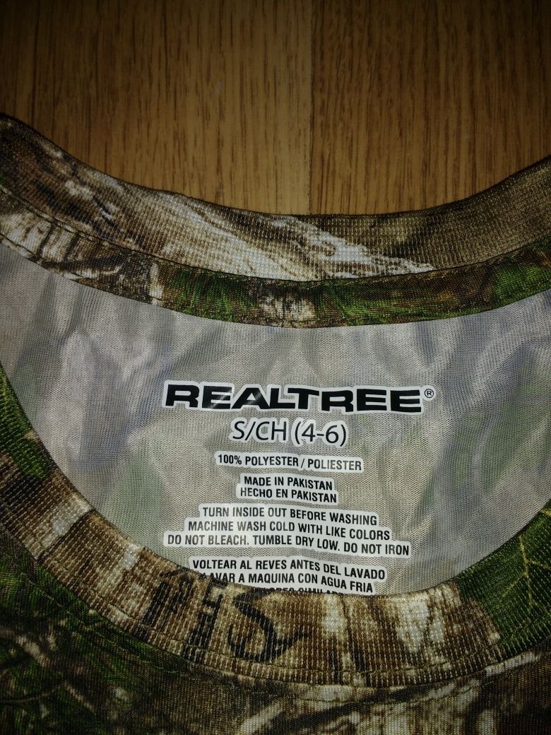 Tricou damă Realtree USA Xtra Green camuflaj mărimea S