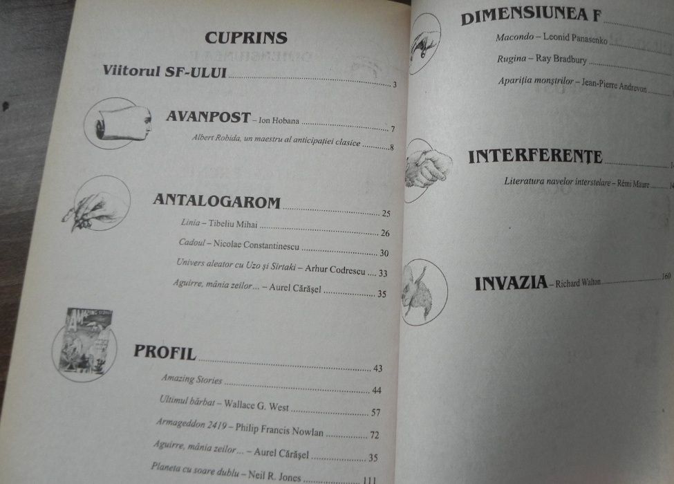 almanahuri sf Anticipatia Solaris Helion Ziarul magazin 1980 1981 1982