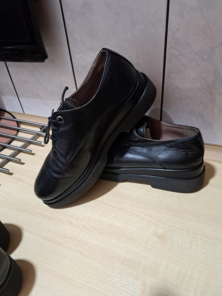 Pantofi dama ,piele naturala ,masura 40,culoare negru, ,
