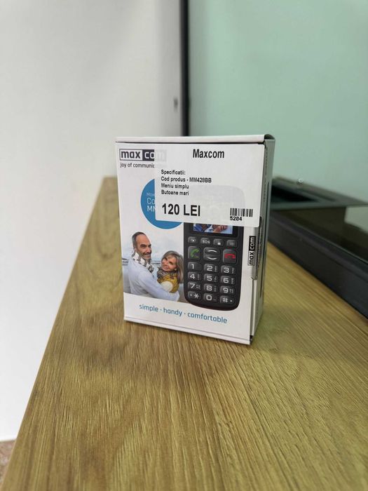 ZAP AMANET MARGEANULUI - Telefon seniori - Maxcom MM428BB #5204