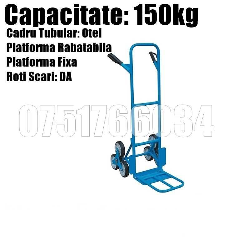 Platforma Liza Carucior Transport Manuala Marfa 150kg LIVRARE GRATUITA