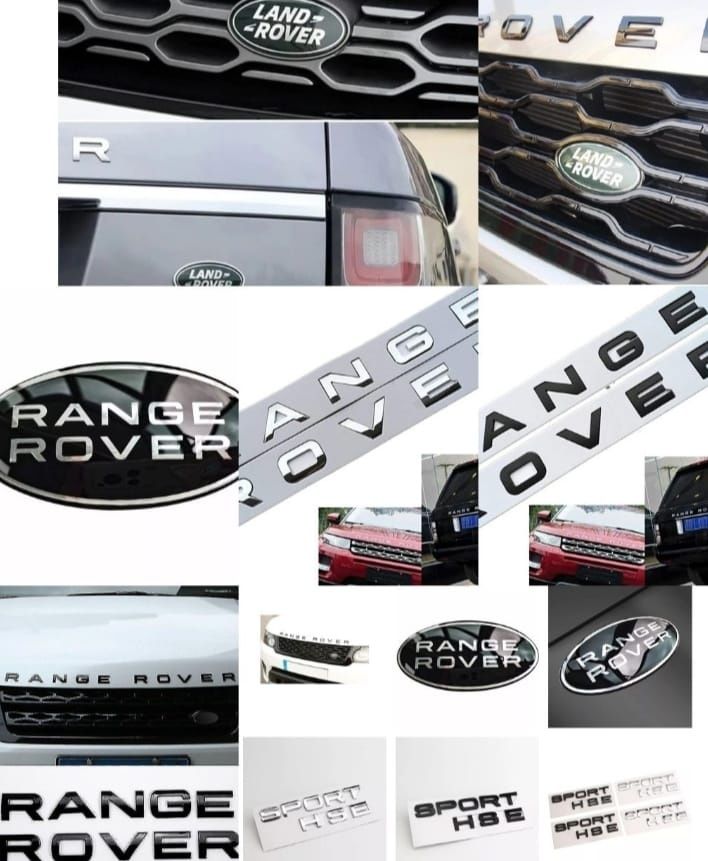 Litere scris RANGE ROVER SPORT HSE/emblema grila RANGE ROVER