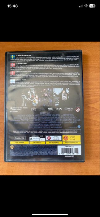 Batman Returns DVD