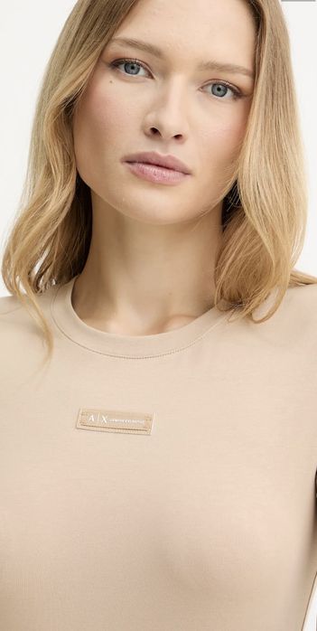 Оригинална тениска Armani Exchange  от памук в три цвята