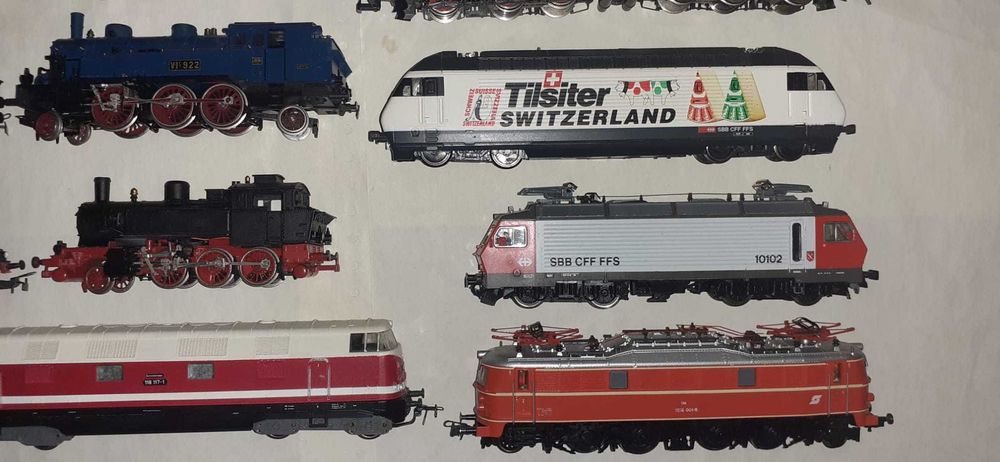 Locomotive scara HO trenulet electric