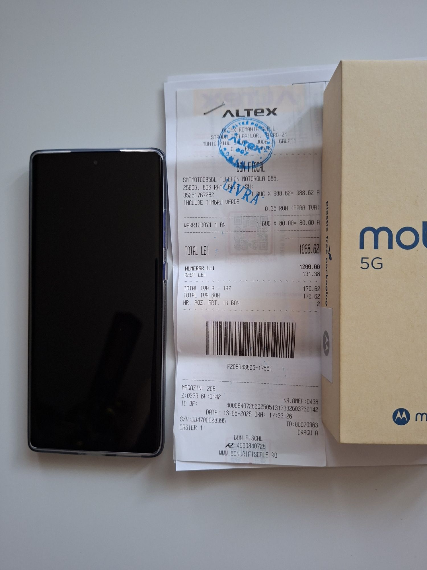 Vand Motorola G85 5G