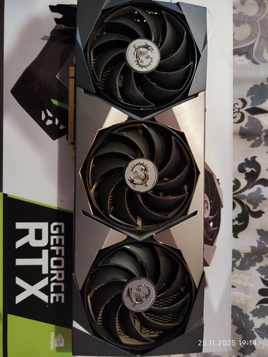 Видеокарта RTX 3070 8GB MSI Suprim X 8G