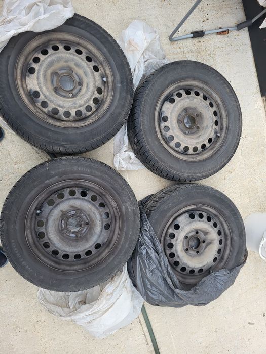 Roti/Jante tabla Opel R15, 5x110 cauciucuri iarna 195/65R15