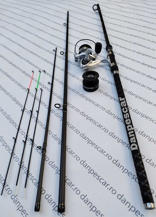 SET Feeder Lanseta extensibila de la 3.30m la 3.90m +Mulineta XF6000