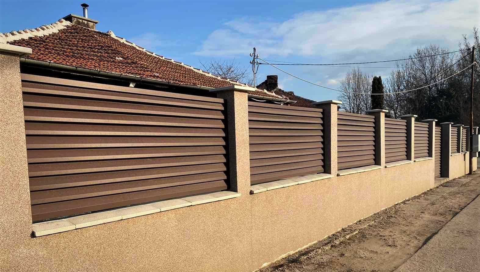 Изработка и  Монтаж на ограда - метална  , оградни щори , оградни пана
