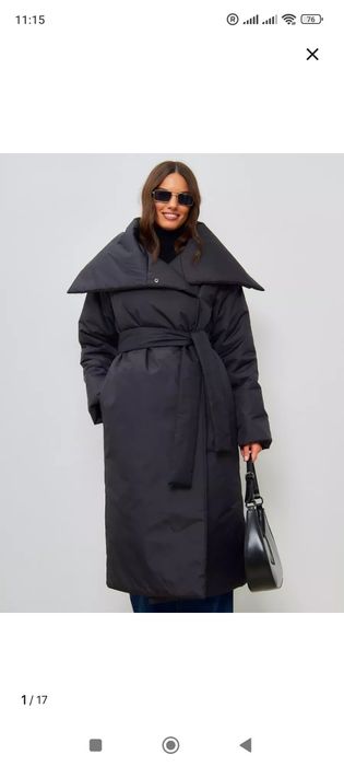 Зимний теплый плащ