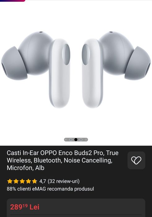 Casti Oppo Enco Buds 2 Pro