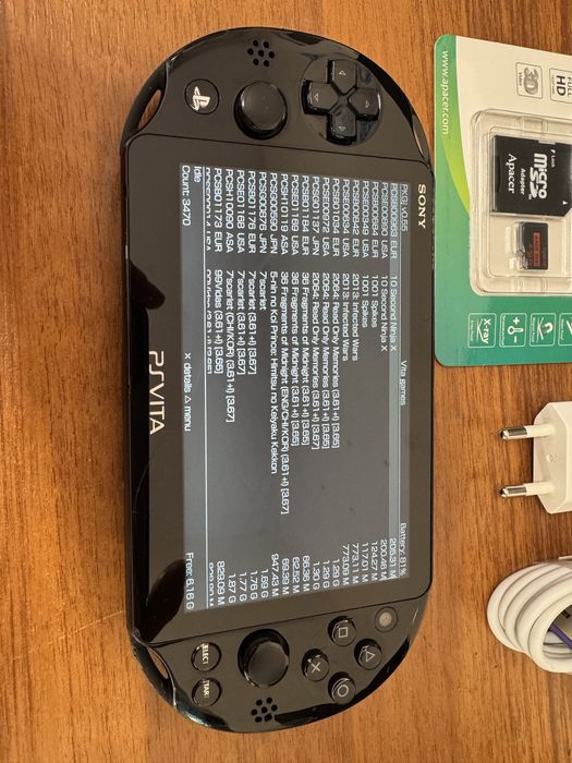 CFW PS Vita 2003 с 64gb Henkaku