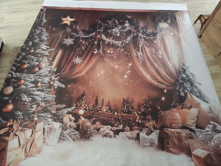 Fundal foto Crăciun PVC