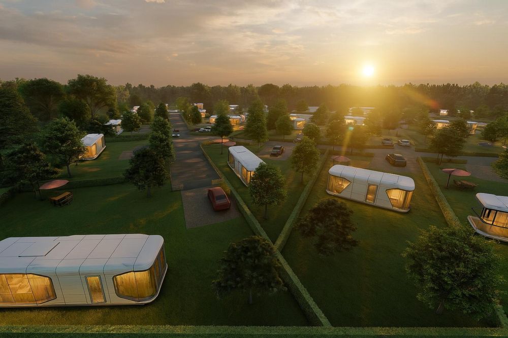 Terenuri parcelate + proiect căsuțe tip capsulă – Snagov