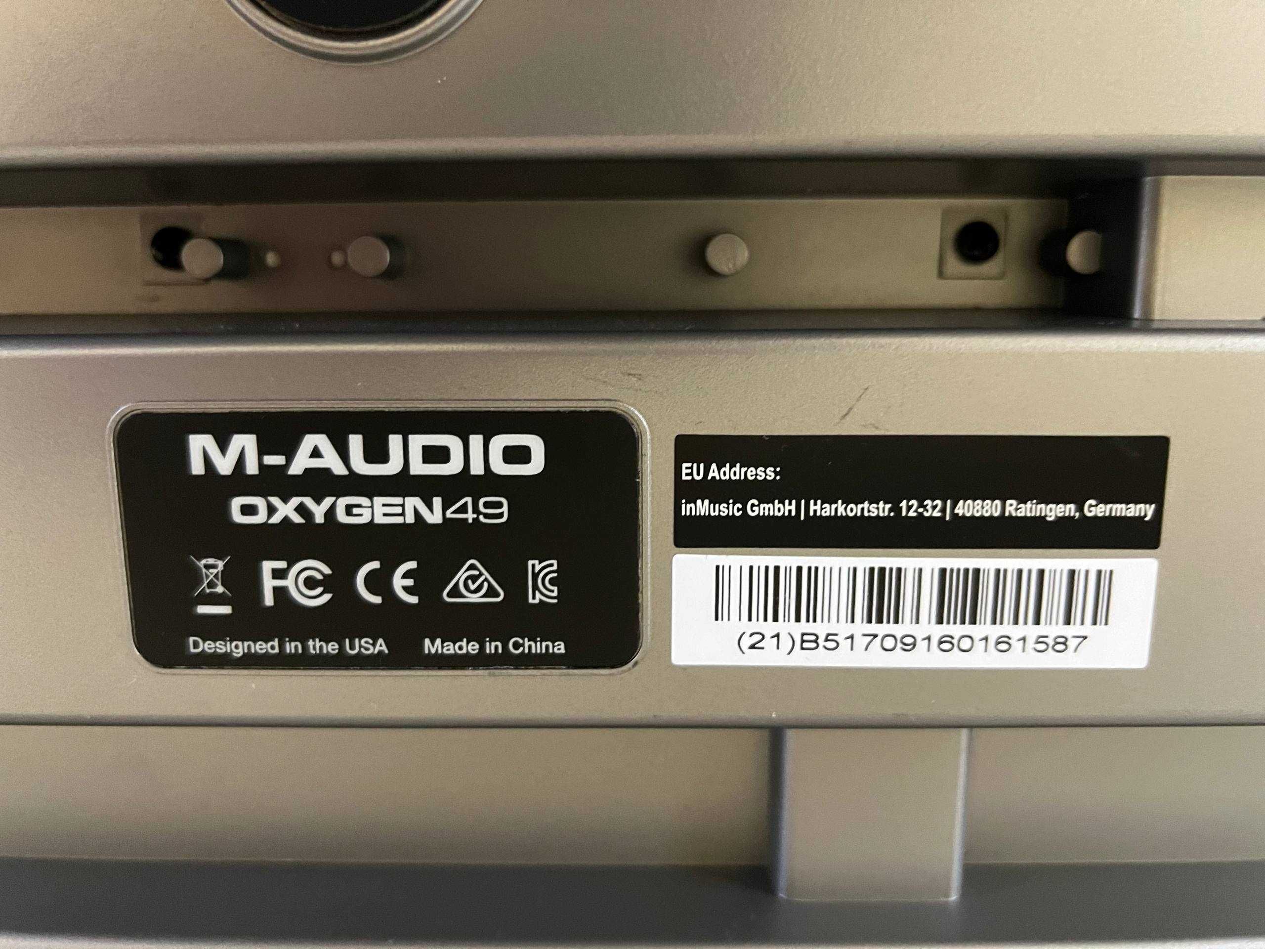 Продаю MIDI-клавиатуру M-Audio Oxygen 49