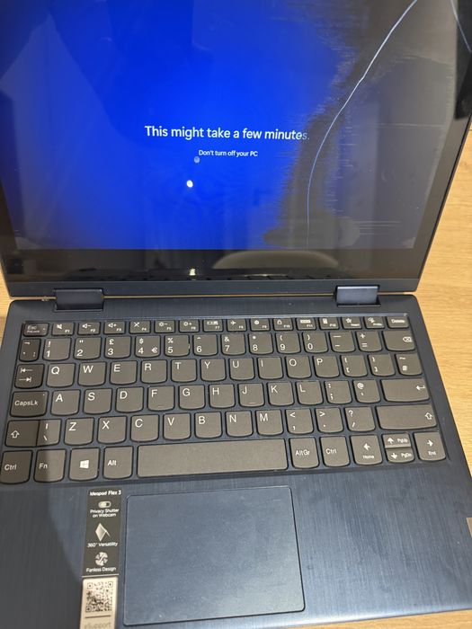 Laptop lenovo ideapad flex 3 touch display defect
