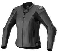 Alpinestars Stella Missile V2 Womens Leather Jacket - Black/Black