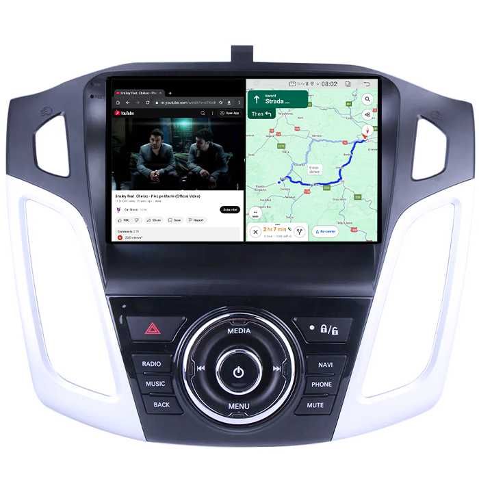 Navigatie Ford Focus 3, 9 Inch, 4GB RAM/64GB ROM, Android 14