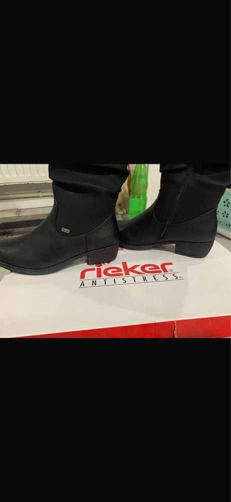 Cizme piele Rieker