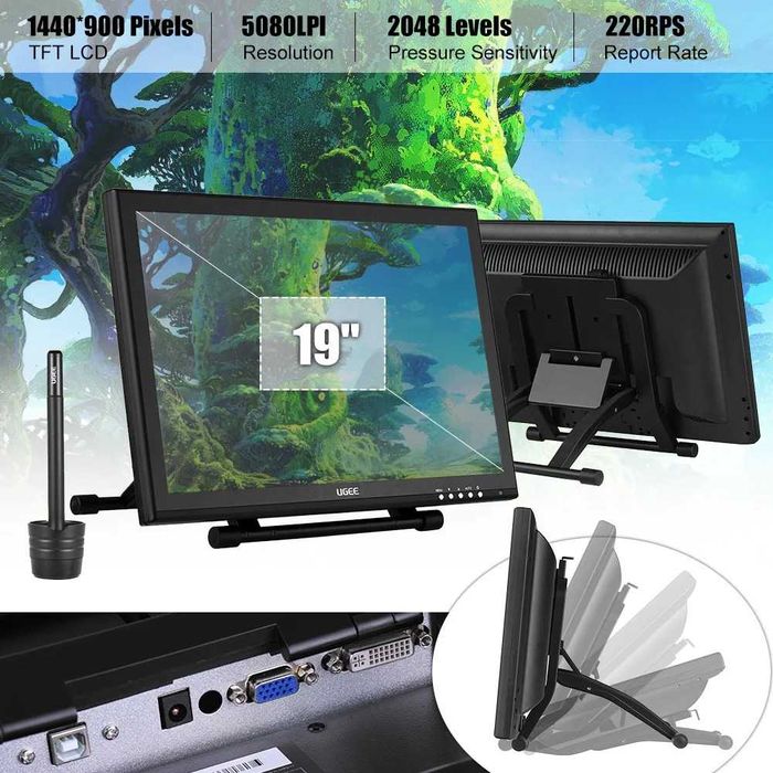Tableta grafica (monitor) pentru desen, pictura digitala