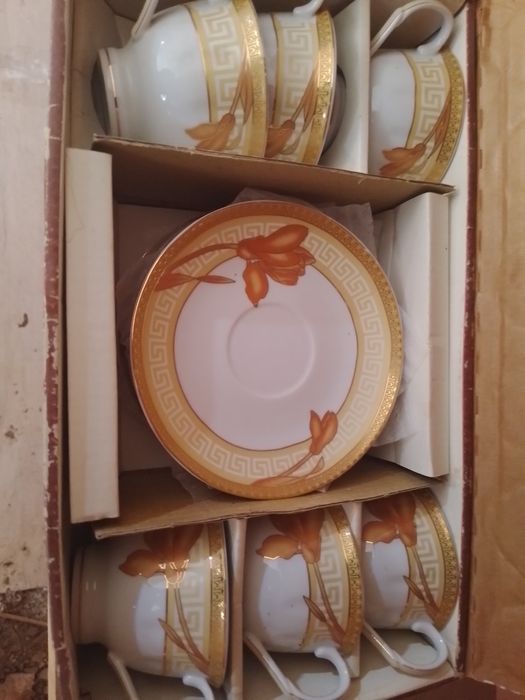 Набор чайный стакан блюдце