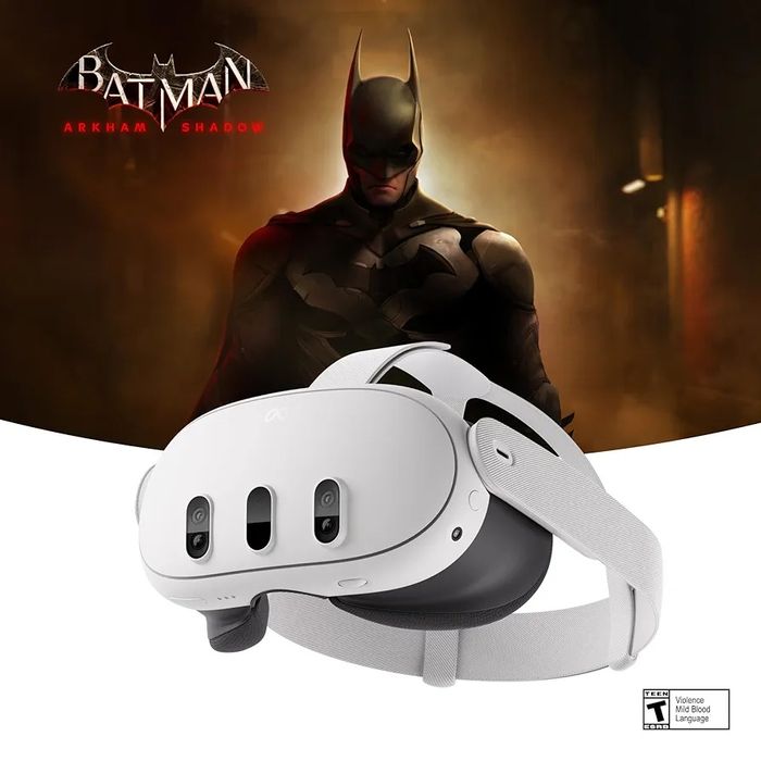 (Комплект) Meta Quest 3 512GB 4K Batman Arkham + кабель + докстанция