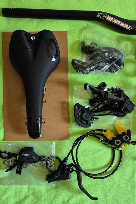 Нови Shimano, Sram, Ultegra, Prologo, Race face, RENTHAL FATBAR