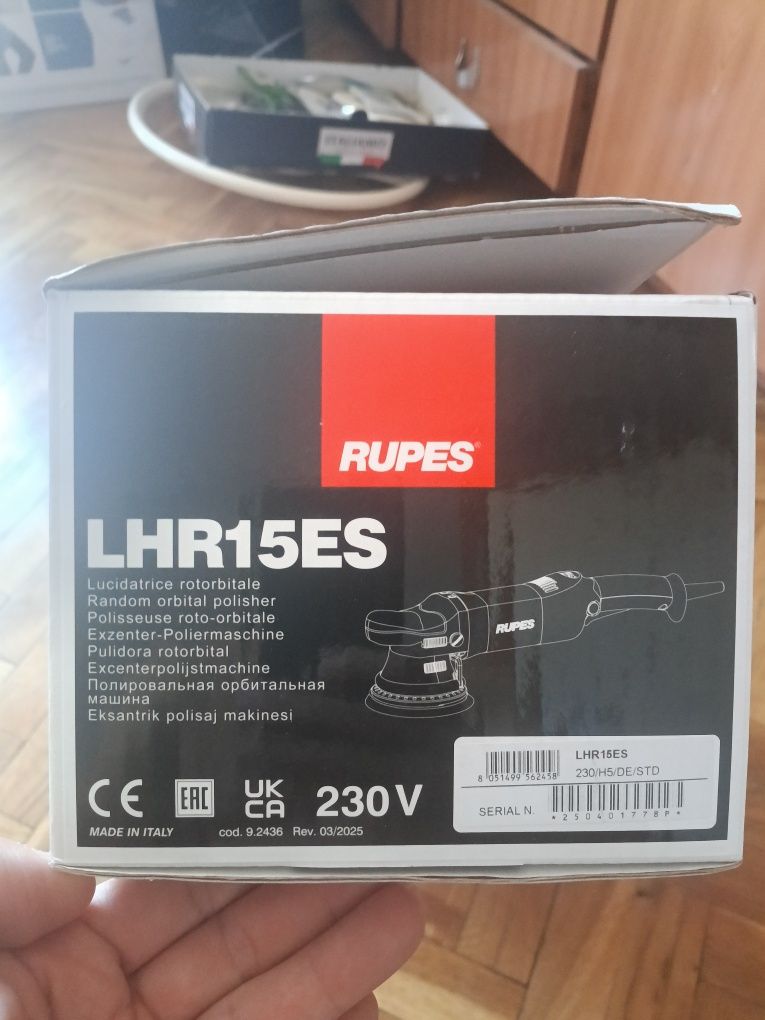 Rupes lhr15es Big Foot нова полирмашина
