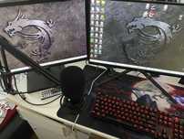 Pc gaming cu 2 monitoare