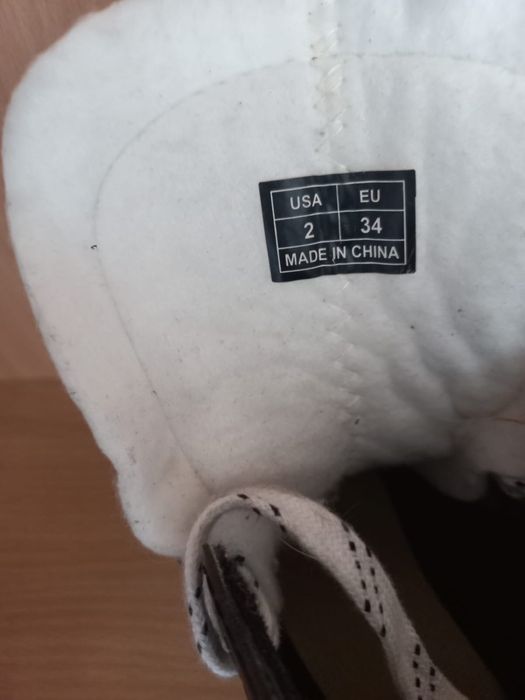 Коньки ссм детские размер 34