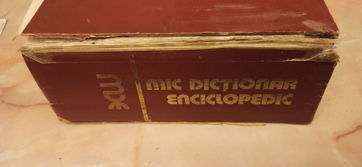 Mic dicționar enciclopedic an 1960