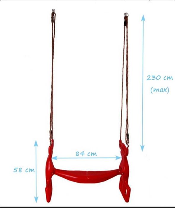 Balansoar Duoseat copii, 84 cm lungime