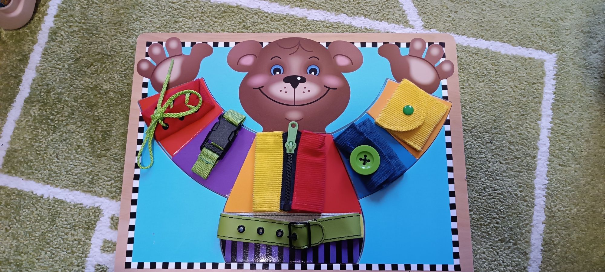 Дървена образователна дъска мече Melissa & Doug