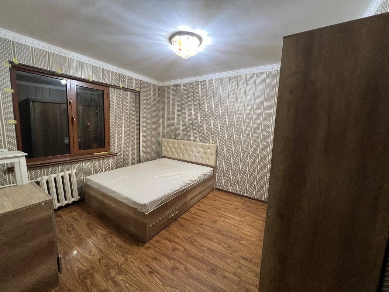 Сдаётся 2х комнатная квартира 
C обстановкой 
В горде Алмалыке