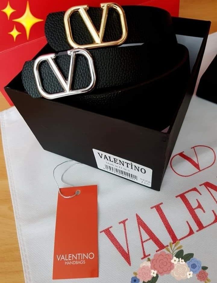 Curele unisex Valentino new model import Italia , logo metalic